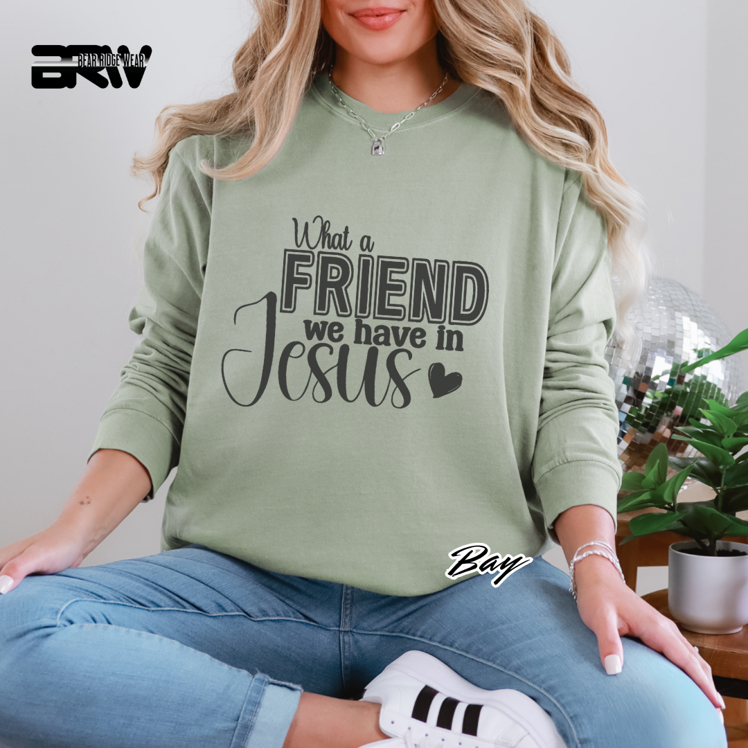 'What A Friend We Have In Jesus' Long-Sleeve Faith Tee