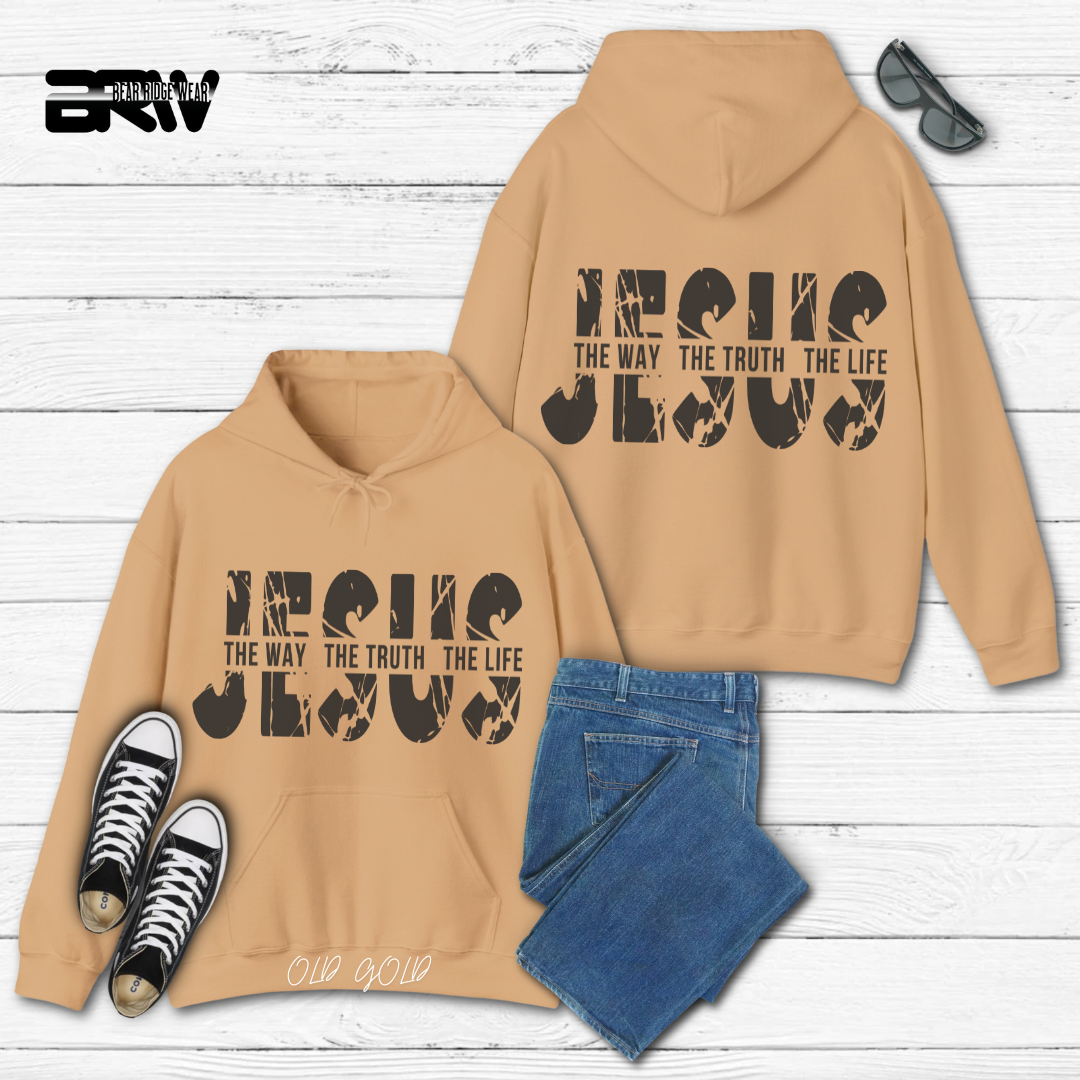'Jesus The Way, The Truth, The Life' Faith Hoodie