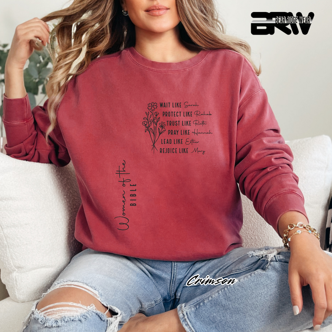 'Women Of The Bible' Faith Crewneck Sweatshirt