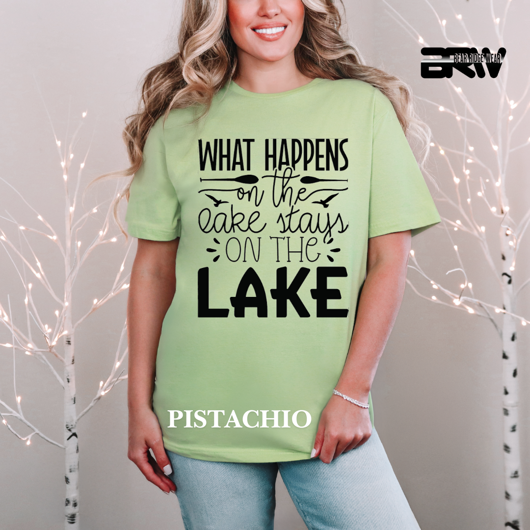 "What Happens On The Lake" Tee