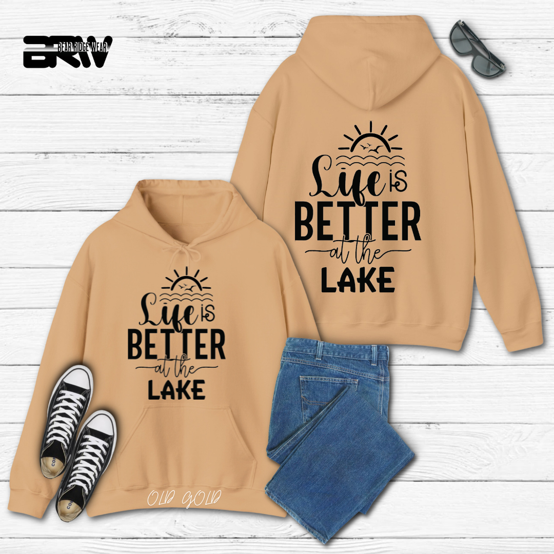'Life is better at the lake' Hoodie