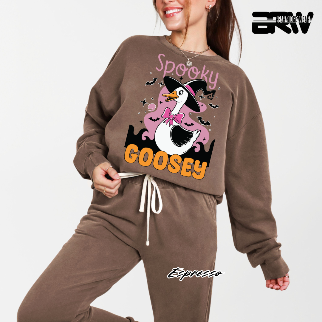 'Spooky Goosey' Fall Crewneck Sweatshirt