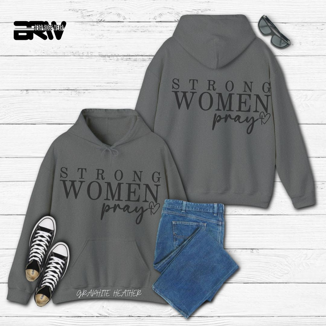 'Strong Woman Pray'  Faith Hoodie