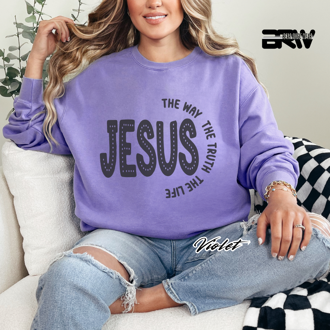 'Jesus The Way, The Truth, The Life' Faith Long-sleeve Tee