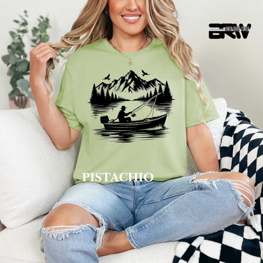 "Boat in the Lake" Tee