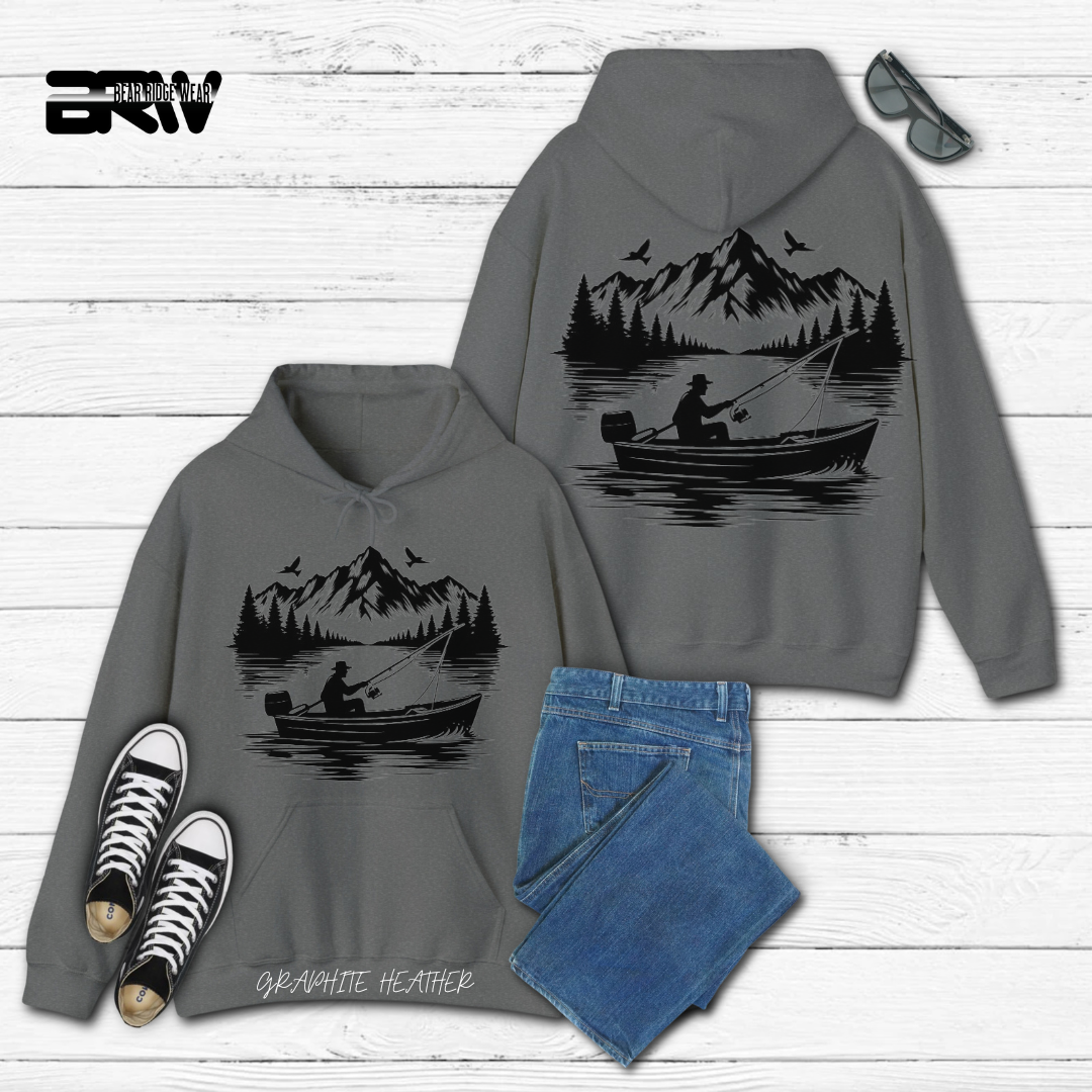 'Boat in a lake' Hoodie