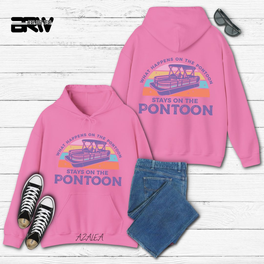 'What Happens To Pontoon' Summer Hoodie