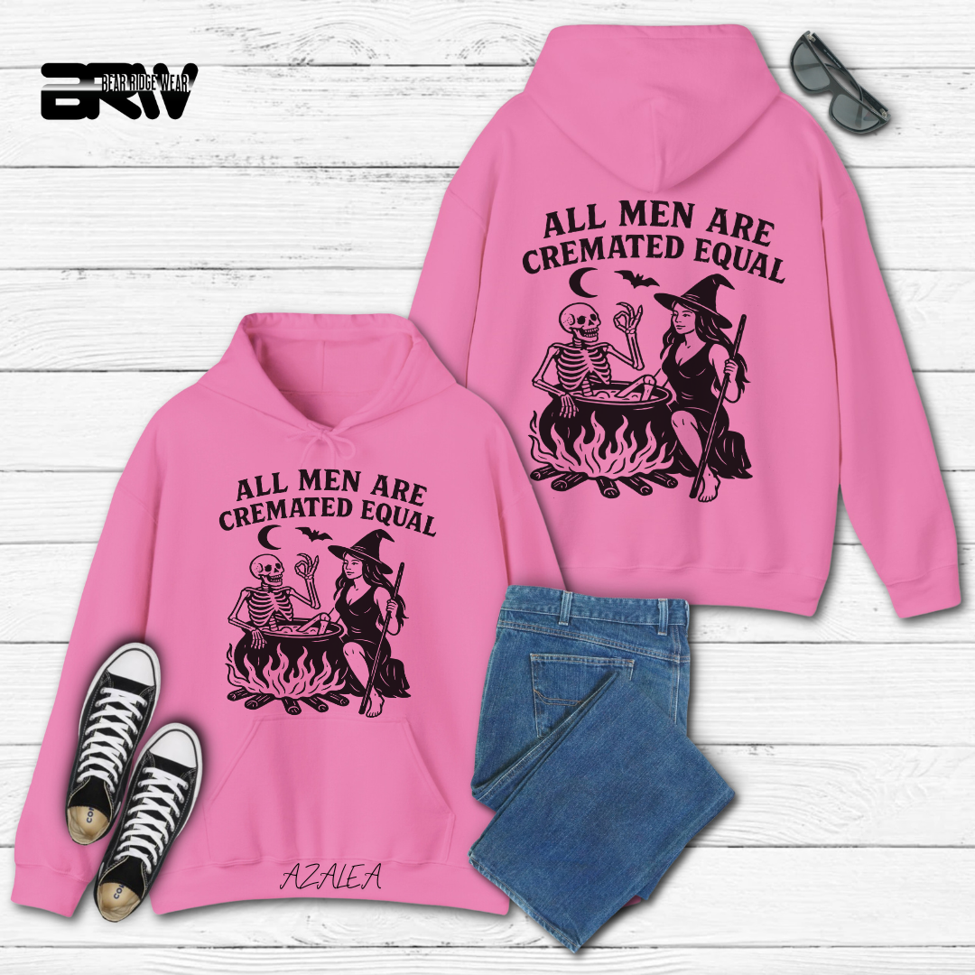 'All men are cremated equally' Fall Hoodie