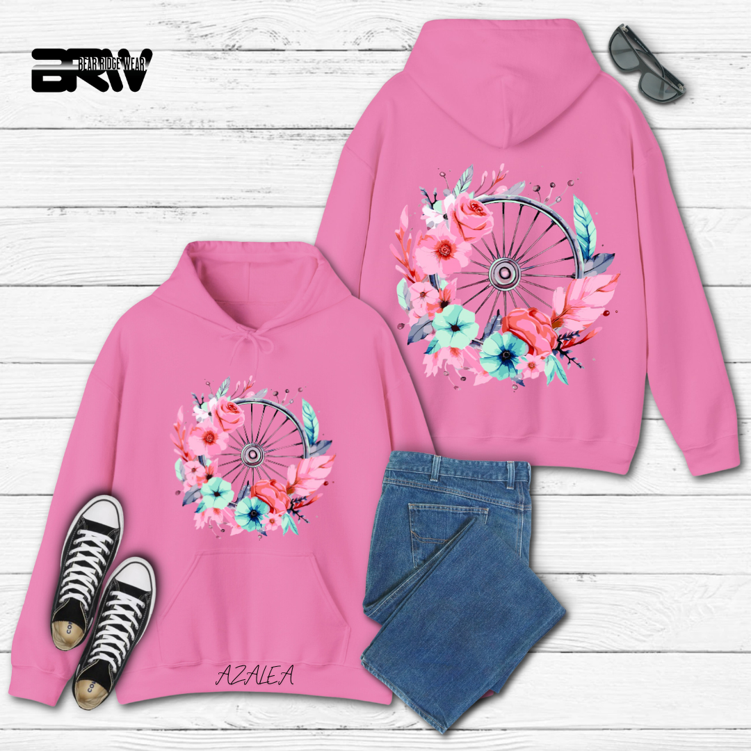 'Flower-Wagon Wheel' Hoodie