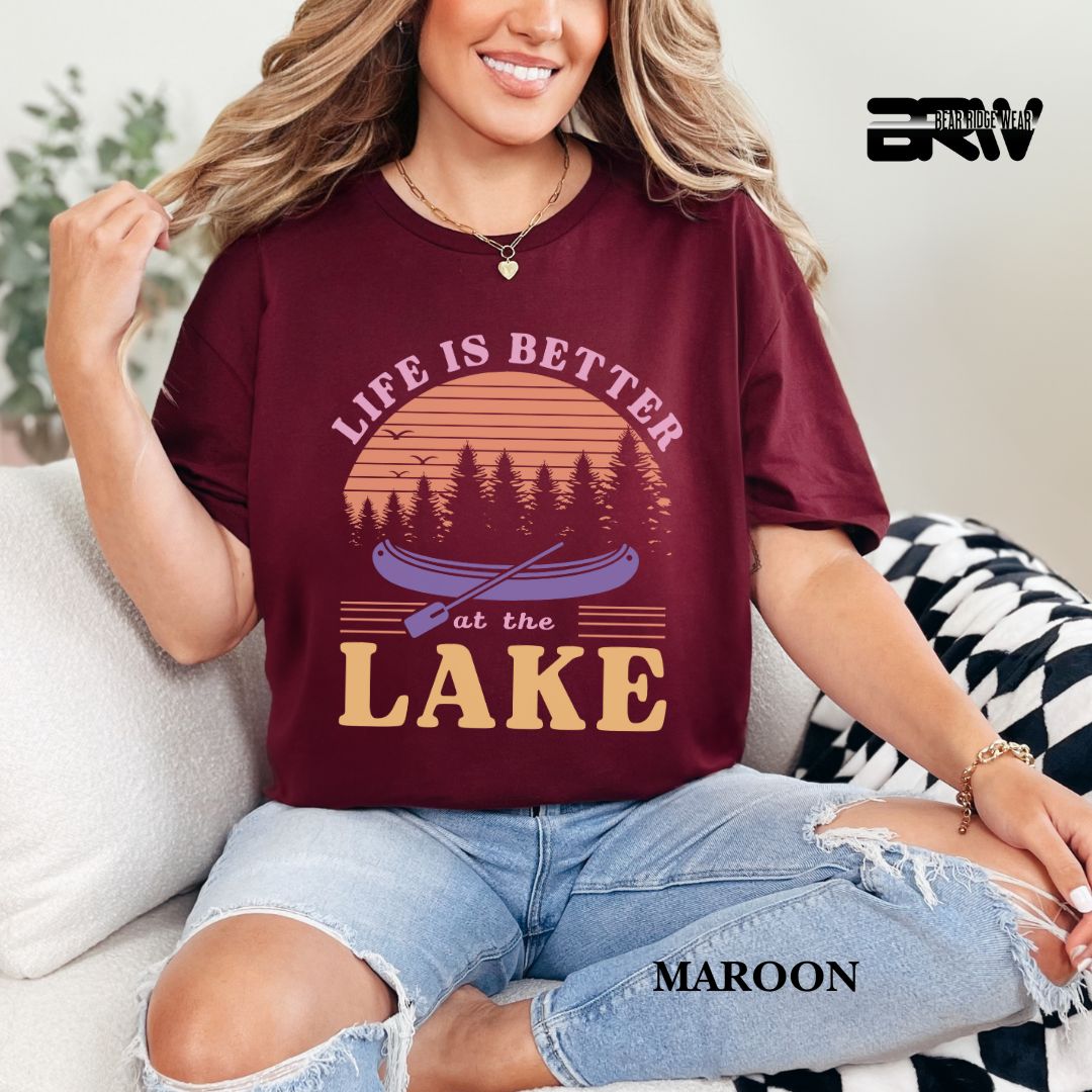 'Life Is Better At The Lake '  Summer Tee