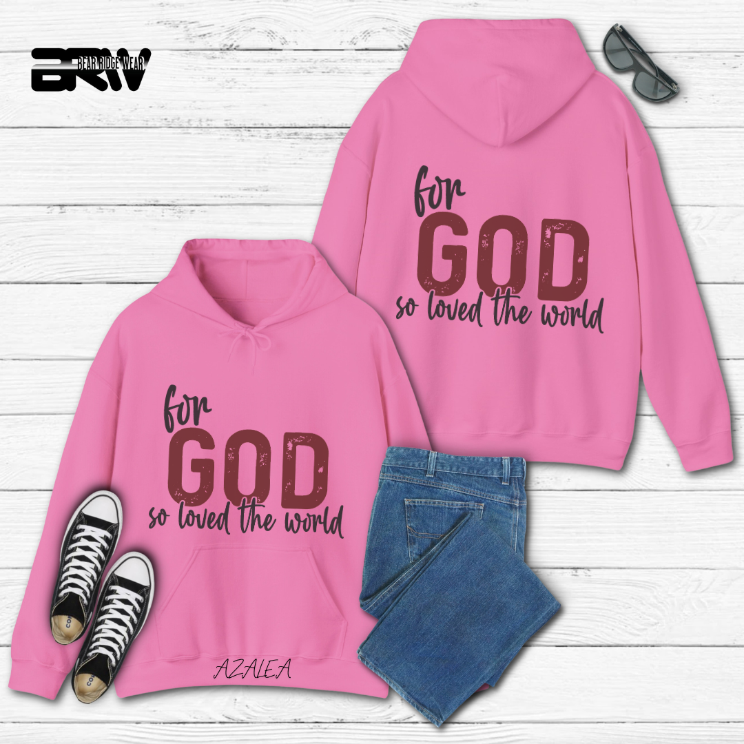 'For God So Love The World' Faith Hoodie