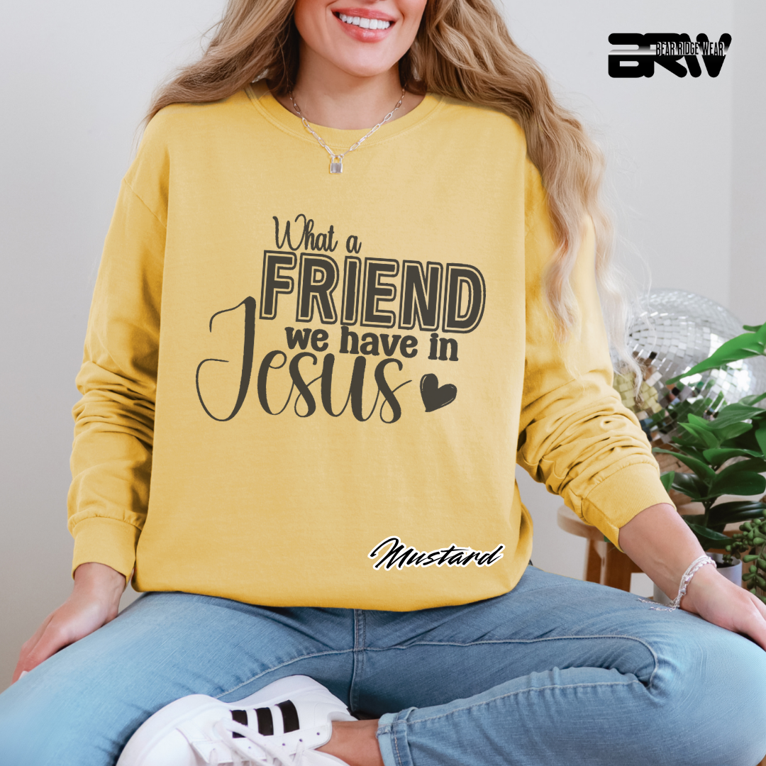 'What A Friend We Have In Jesus' Long-Sleeve Faith Tee
