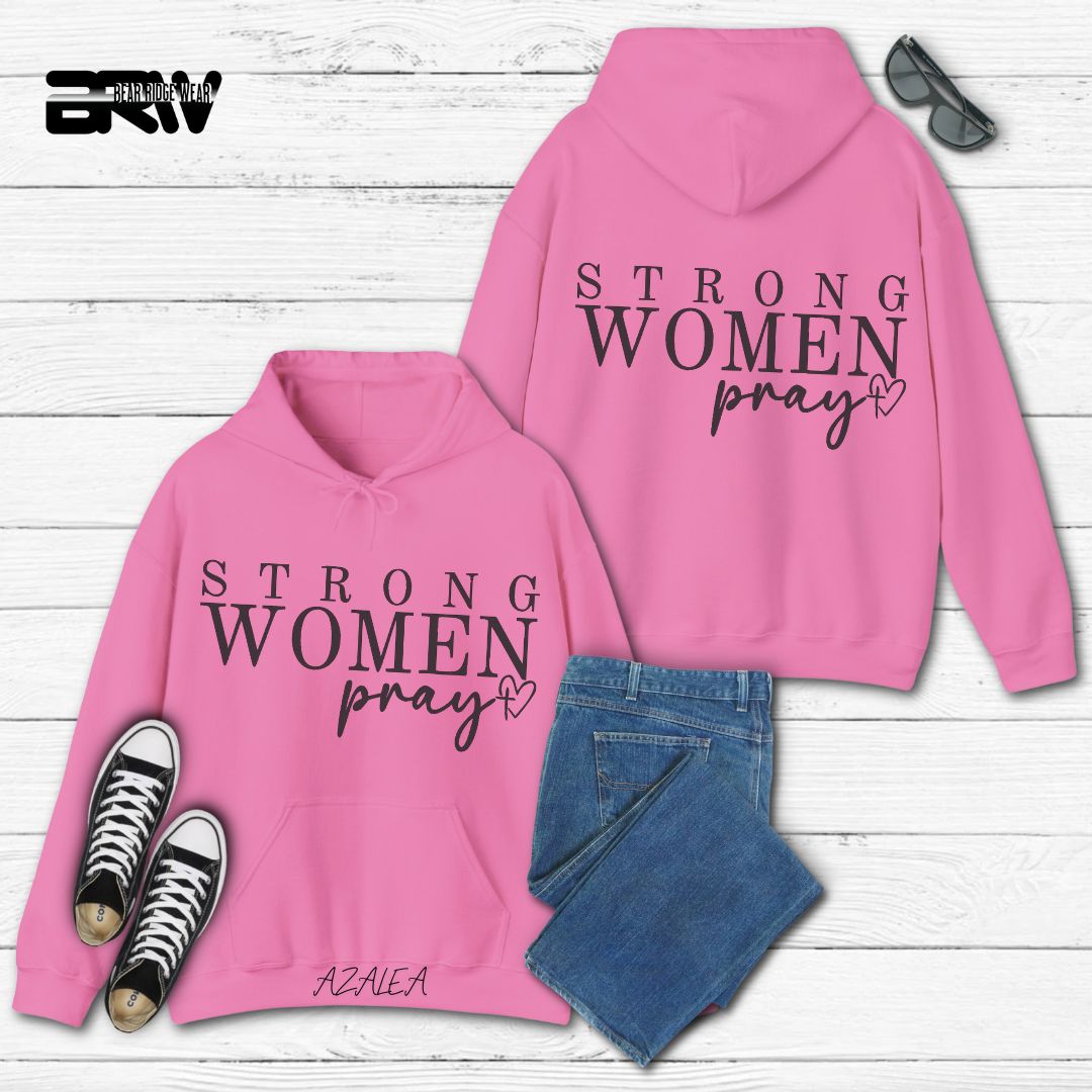 'Strong Woman Pray'  Faith Hoodie