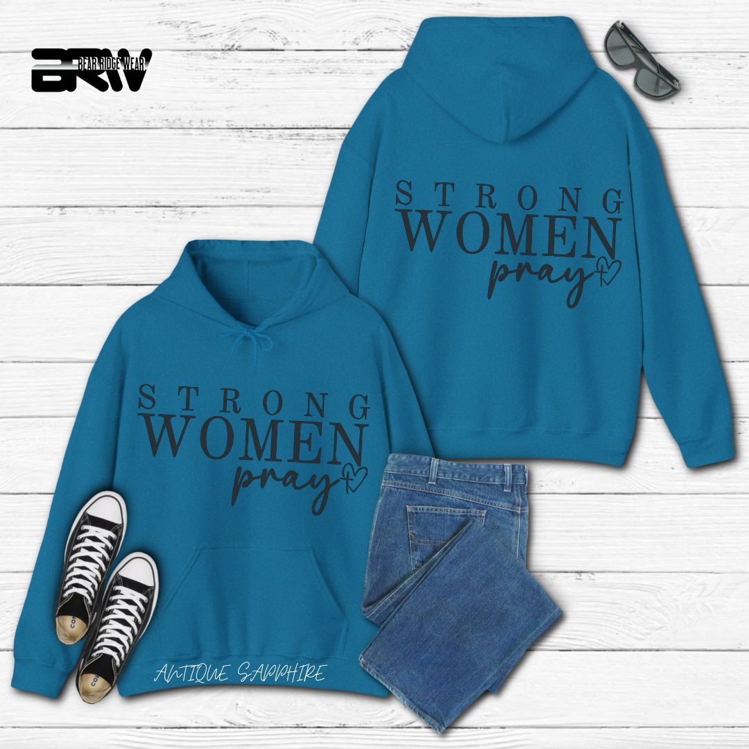 'Strong Woman Pray'  Faith Hoodie