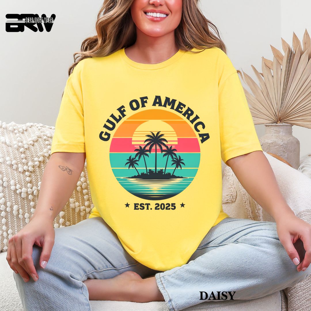 'Gulf Of America-Est. 2025'  Summer Tee