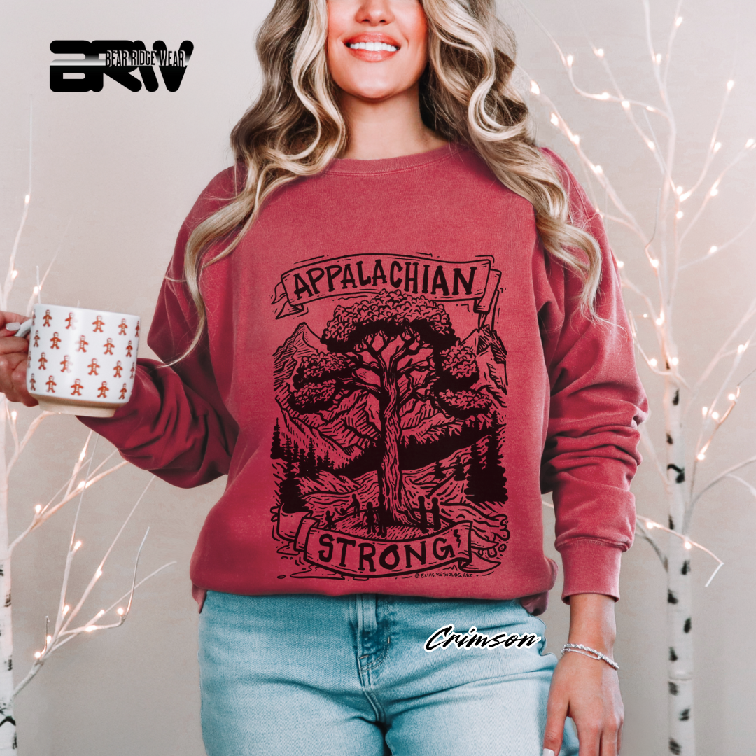 'Appalachian Strong' Crewneck Sweatshirt