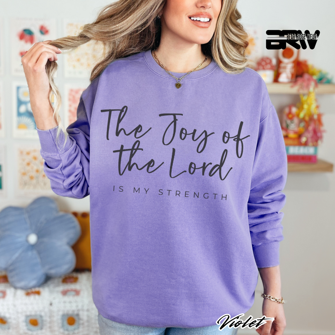 'The Joy Of The Lord Is My Strength' Faith Long-sleeve Tees