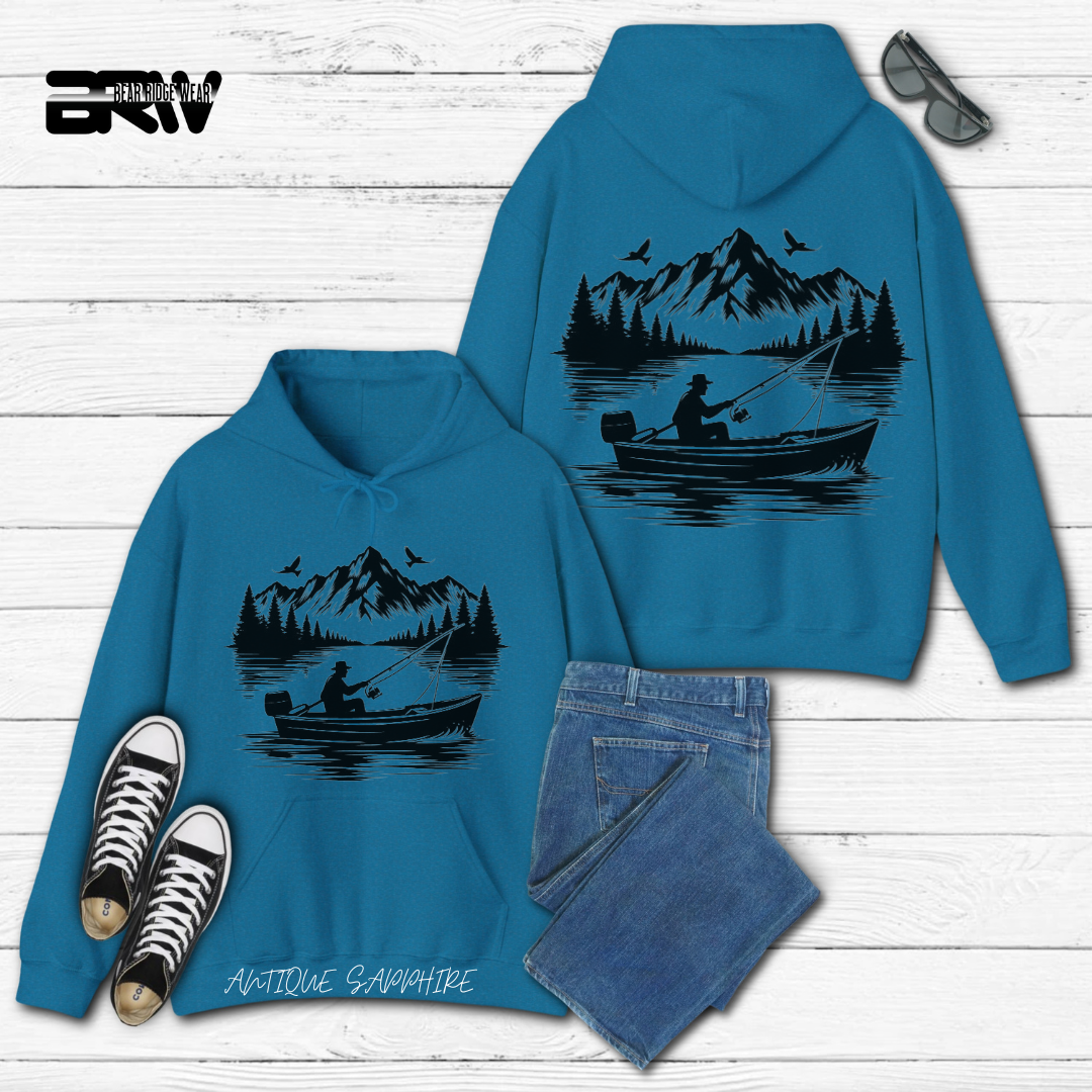 'Boat in a lake' Hoodie
