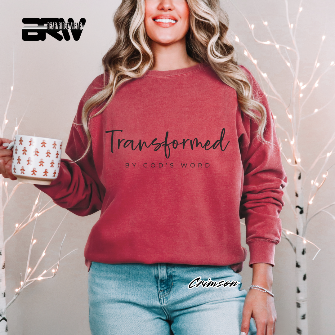 'Transformed' Faith Crewneck Sweatshirt