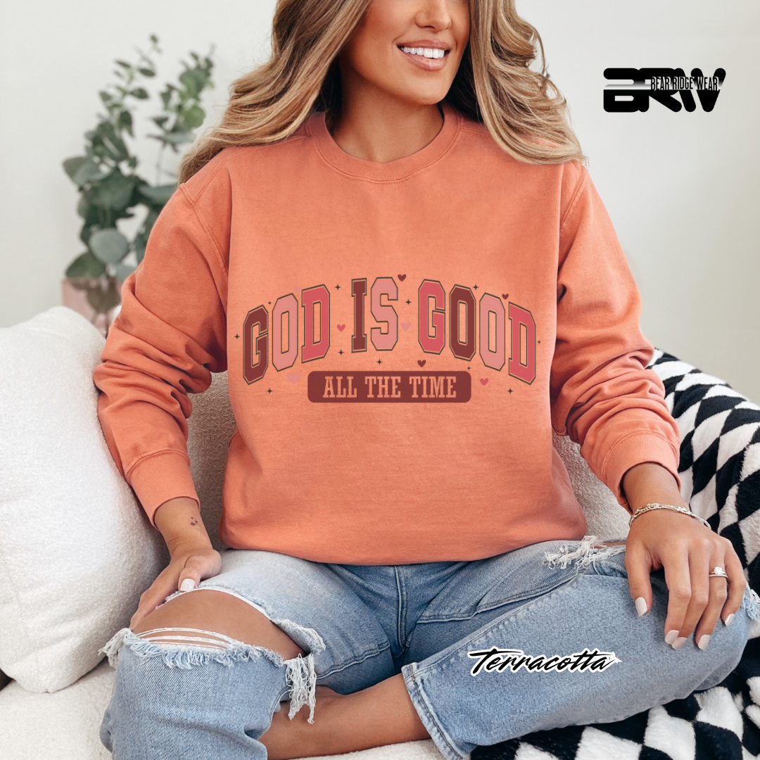 'God Is Good All The Time' Long Sleeve Tee