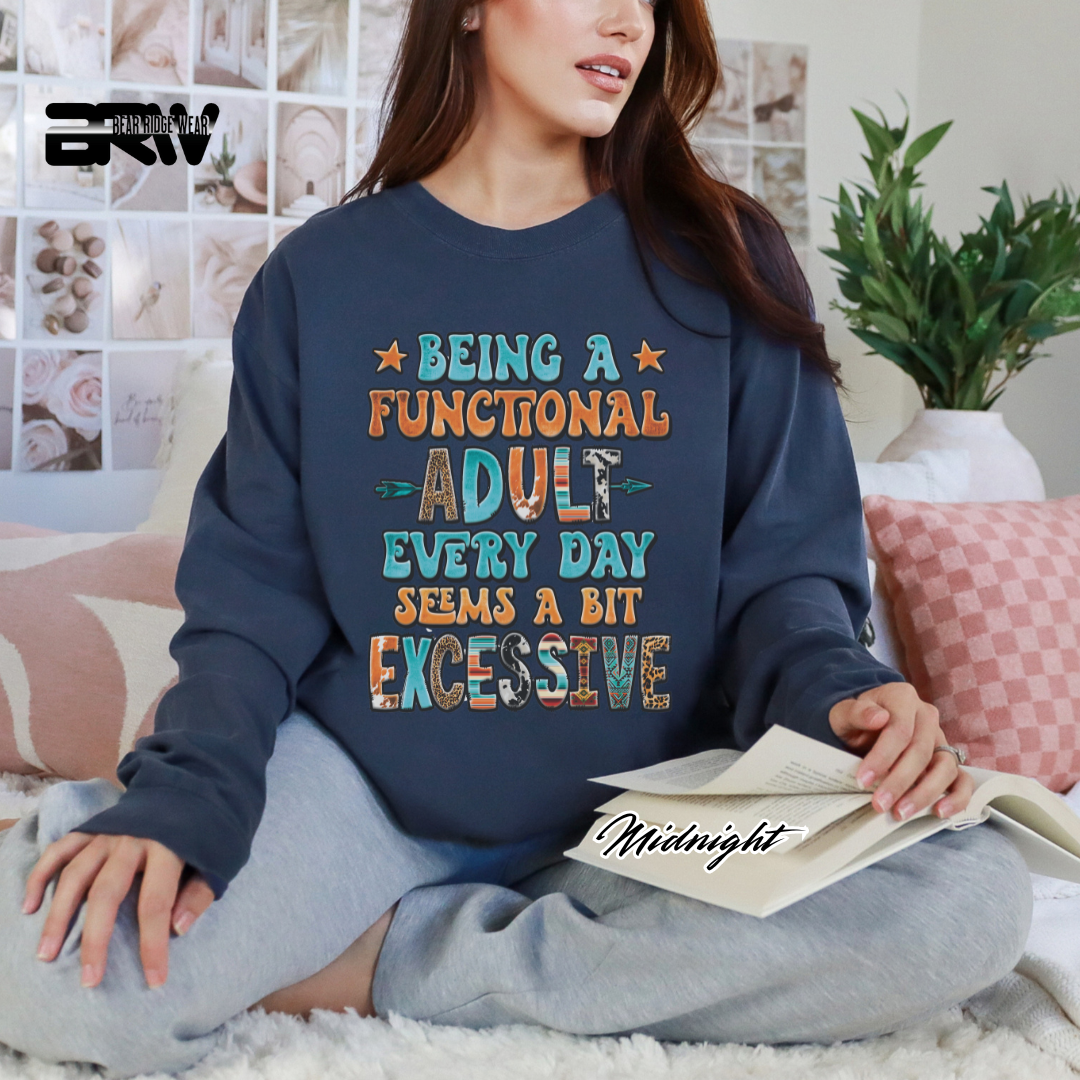 'Functional Adult' Long-Sleeve Tee