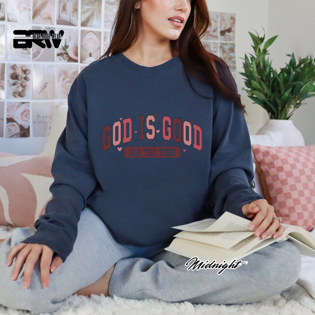 'God Is Good All The Time' Long Sleeve Tee