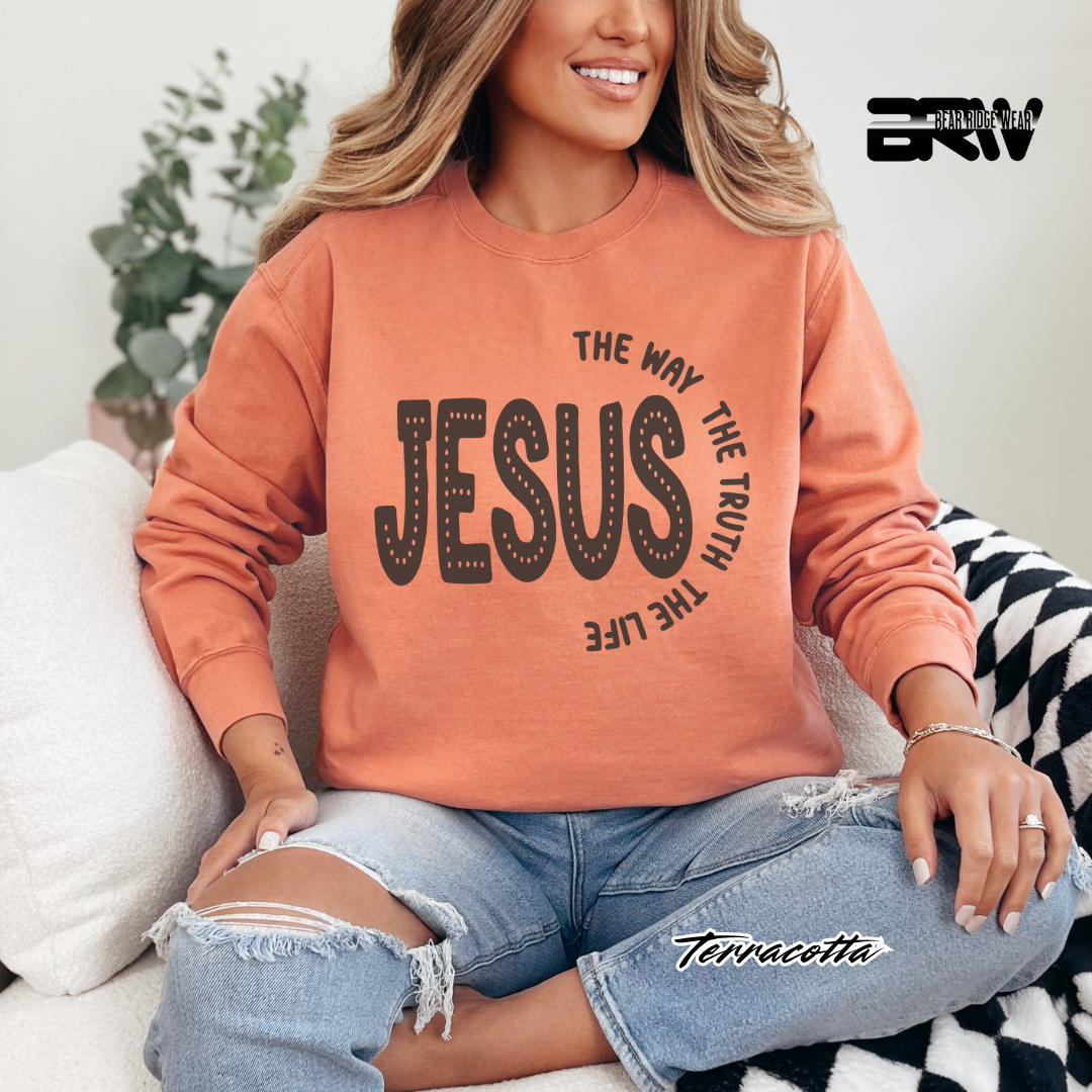 'Jesus The Way, The Truth, The Life' Faith Long-sleeve Tee