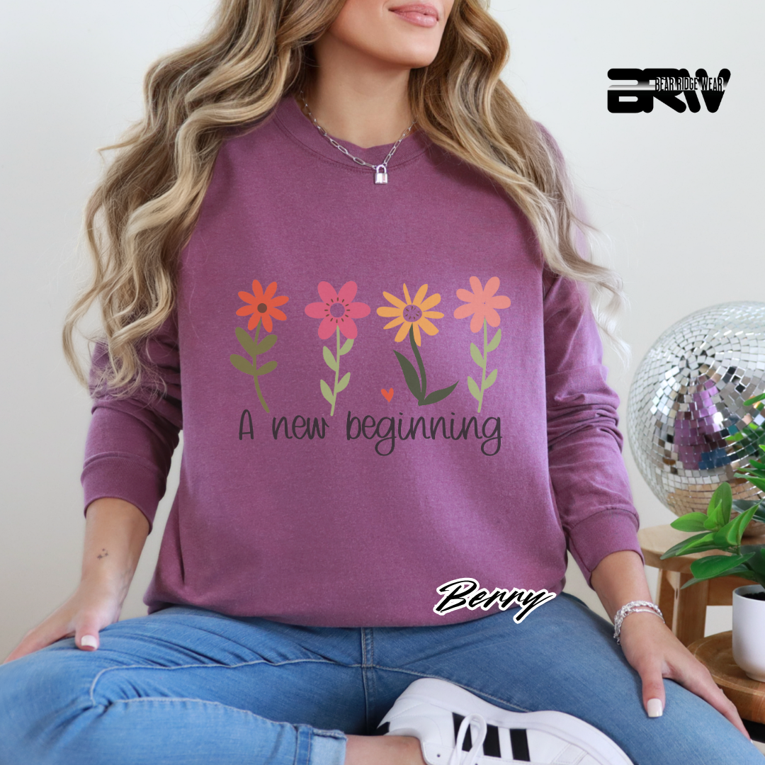 'A New Beginning' Long Sleeve Tee