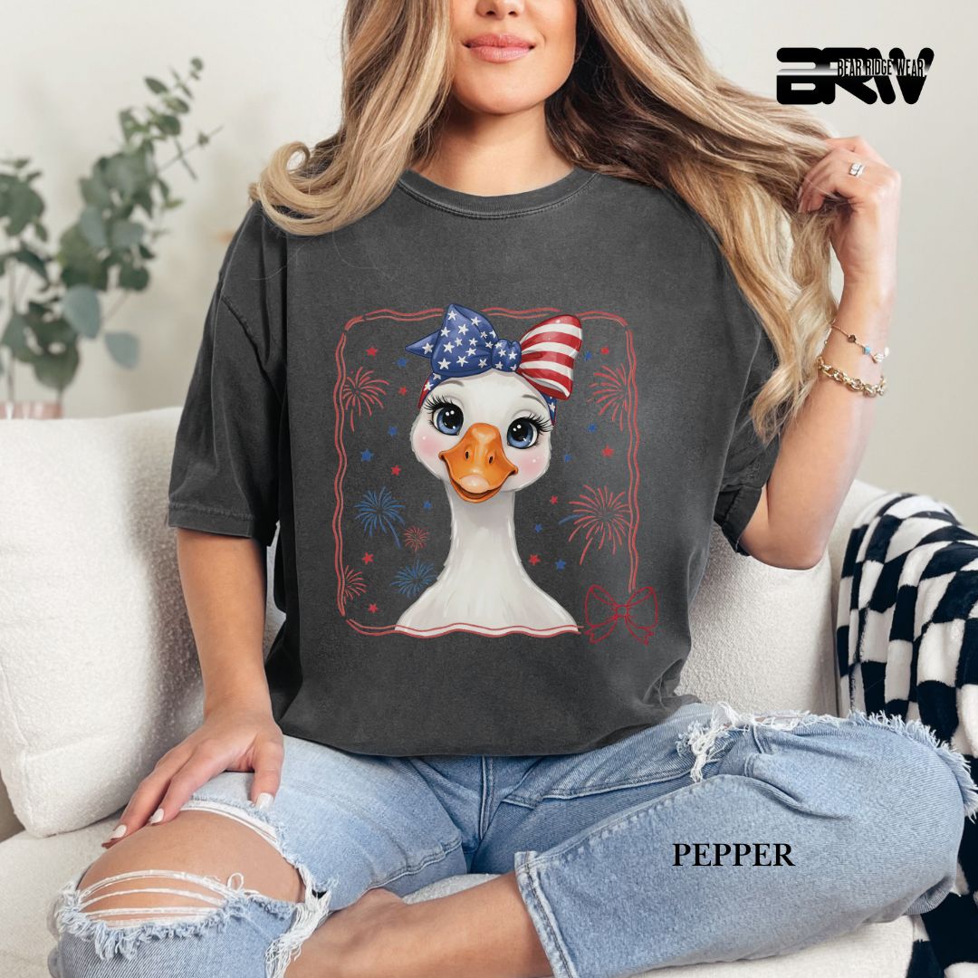 Goose-Girl- Patriotic Tee