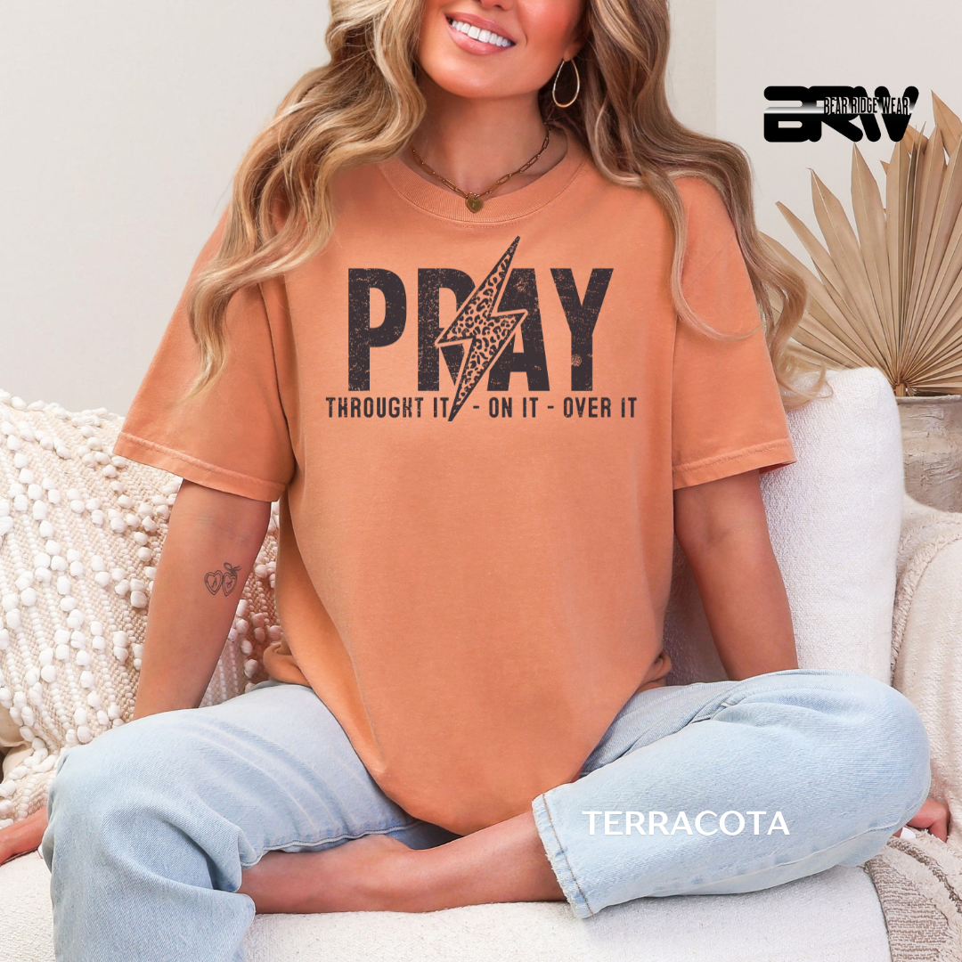 'Pray-Thought it On It' Faith Tee