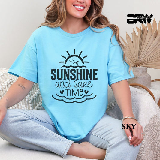 'Sunshine And Lake Time' 3 Summer Tee