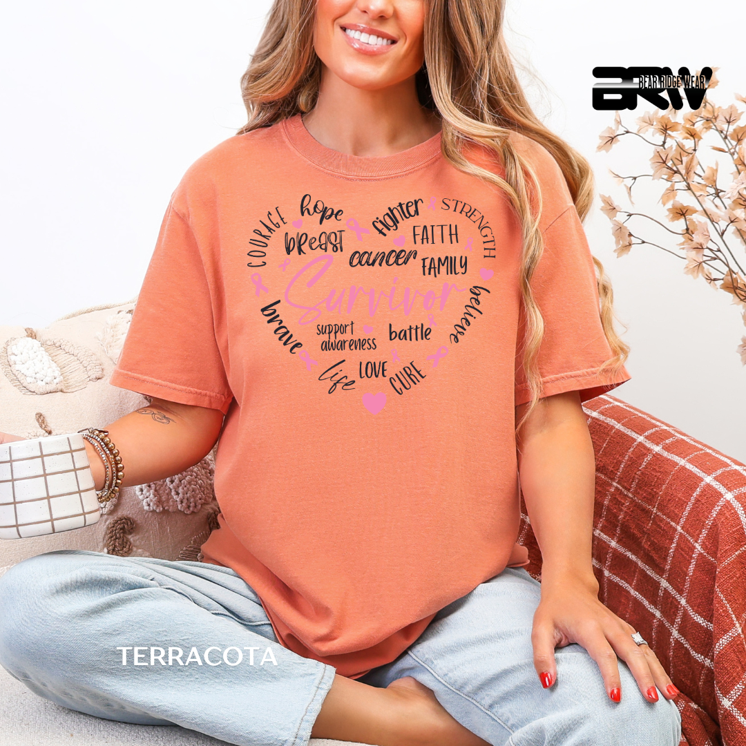 'Survivor Heart' Awareness Tee