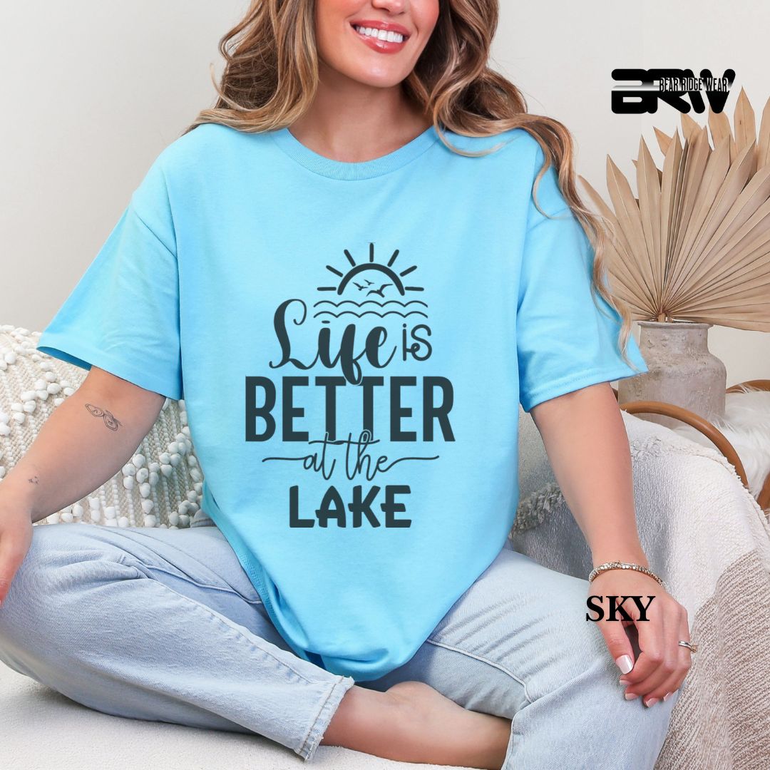 'Life Is Better At The Lake' 3 Summer Tee