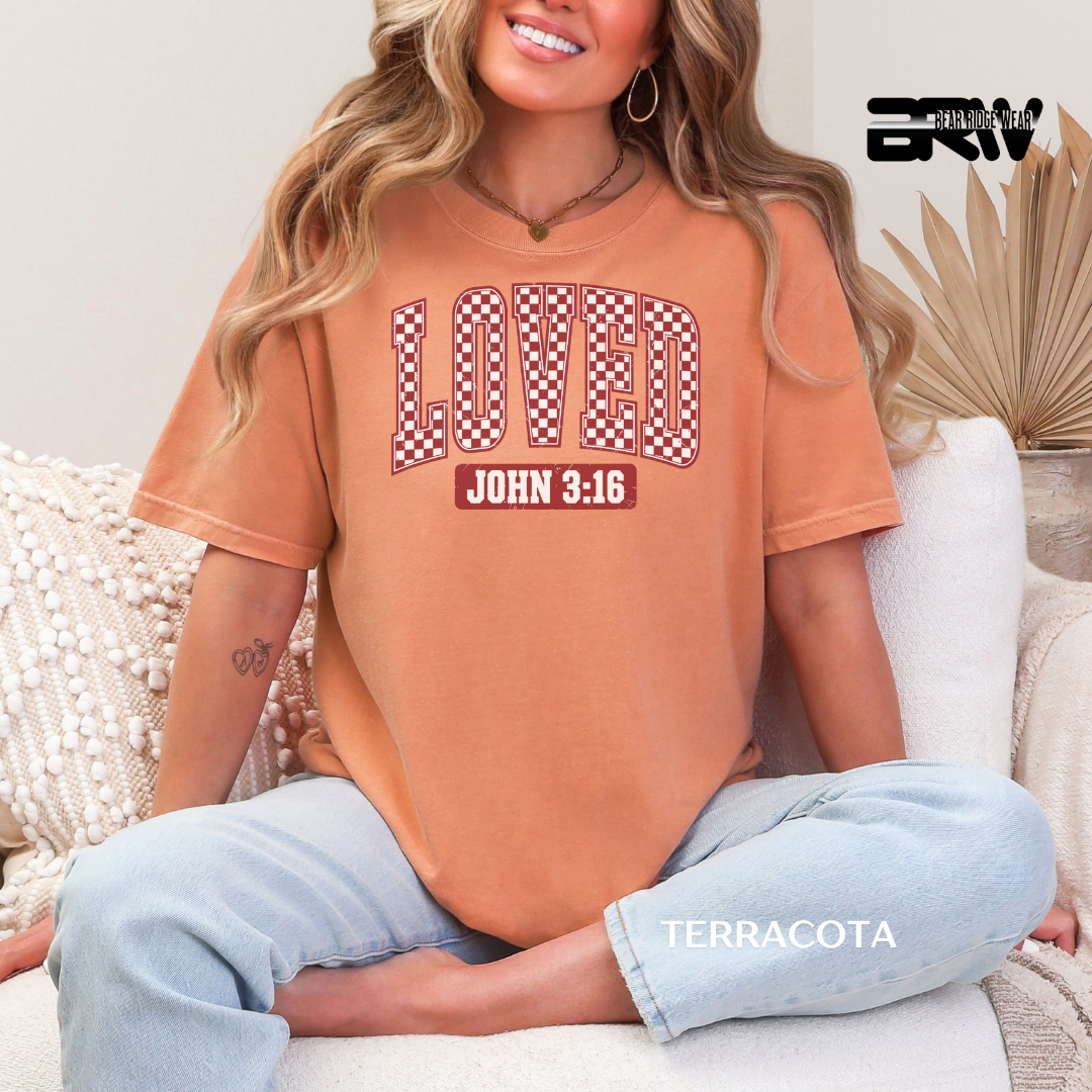 'Loved John 3-16' Faith Tee