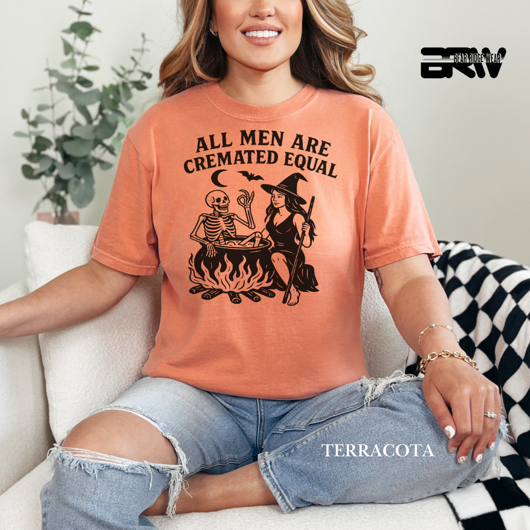 'All men are cremated equally' Fall Tee