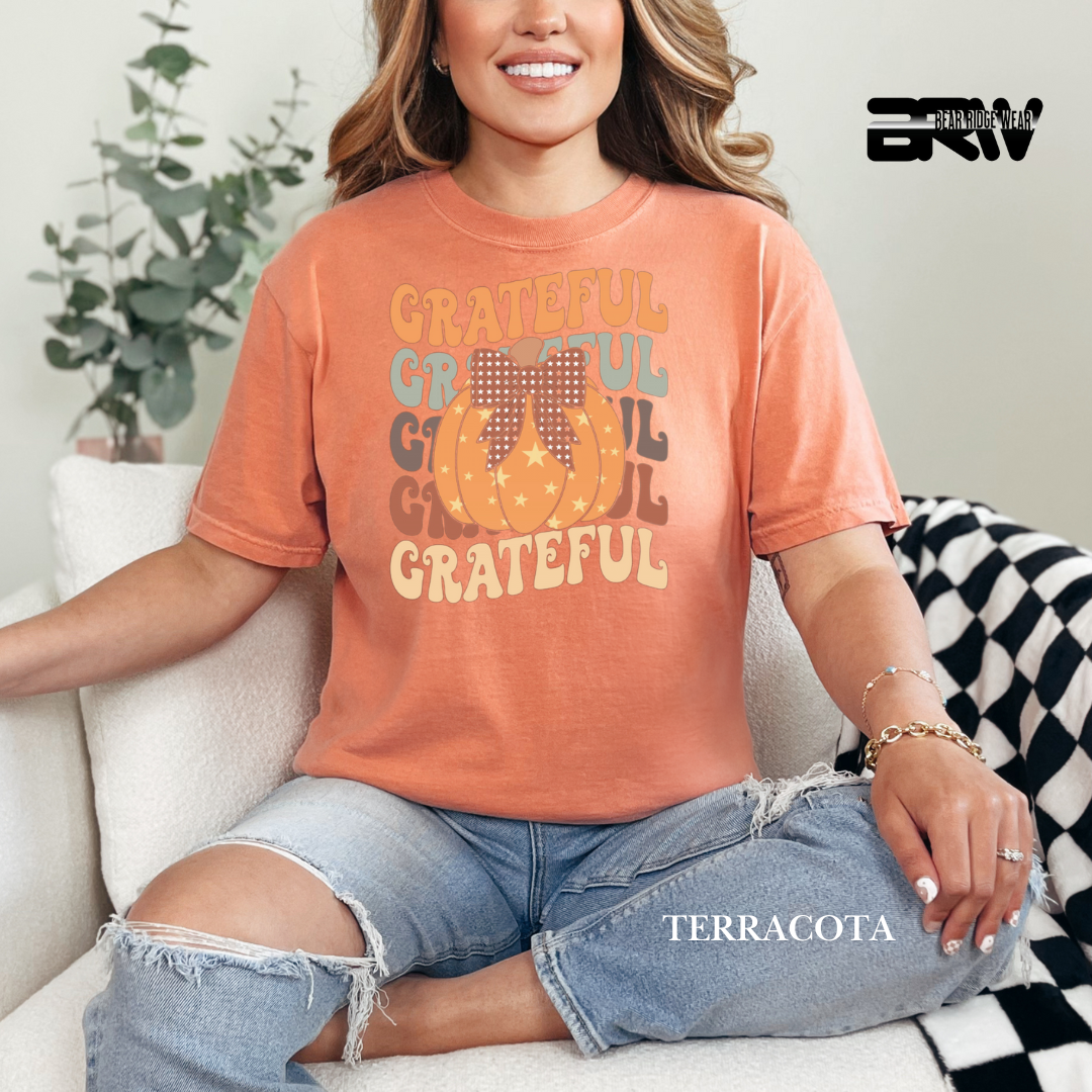 'Grateful Pumpkin' Fall Tee