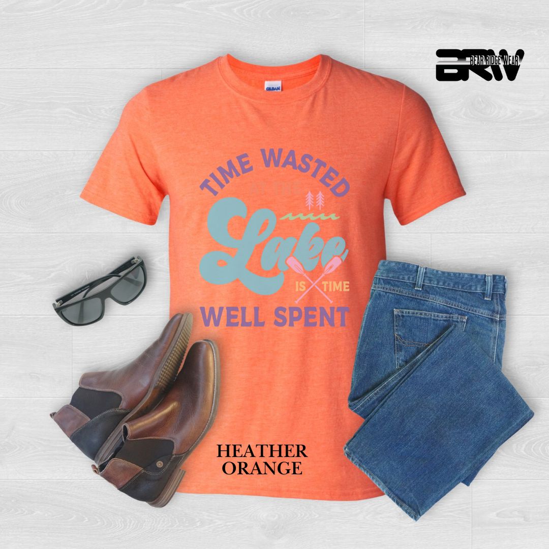 'Time Wasted At The Lake' Summer Tee