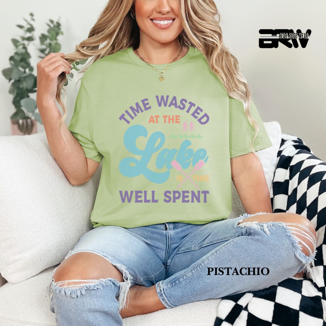 'Time Wasted At The Lake' Summer Tee