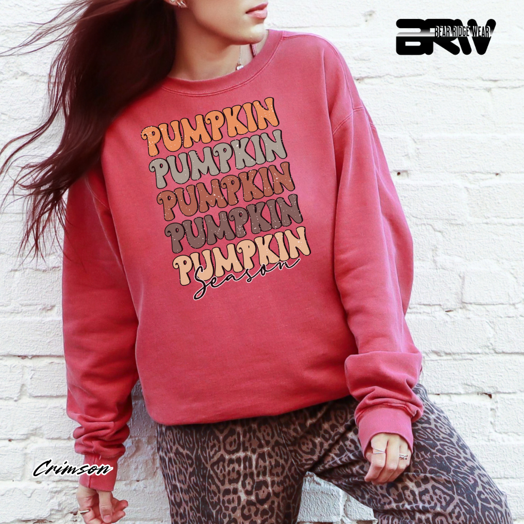 'Pumpkin Pumpkin Season' Fall Crewneck Sweatshirt