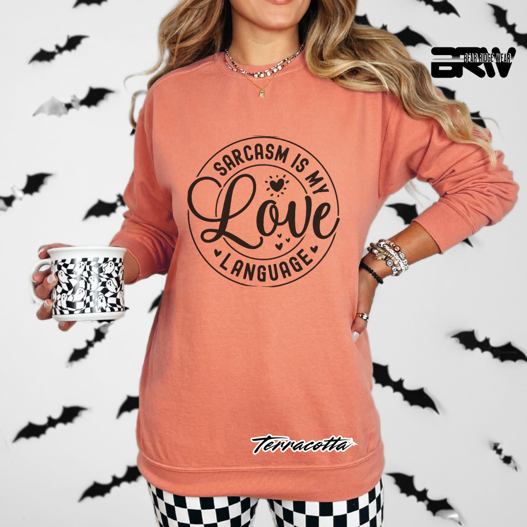 'Sarcasm Is My Love Language' Long-Sleeve Tee