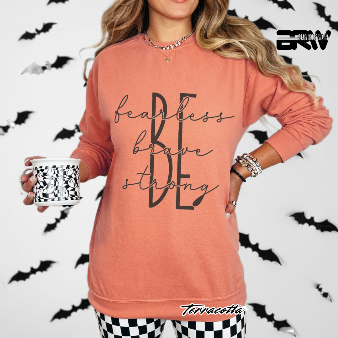 'Be Fearless, Brave, Strong' Long-Sleeve Tee