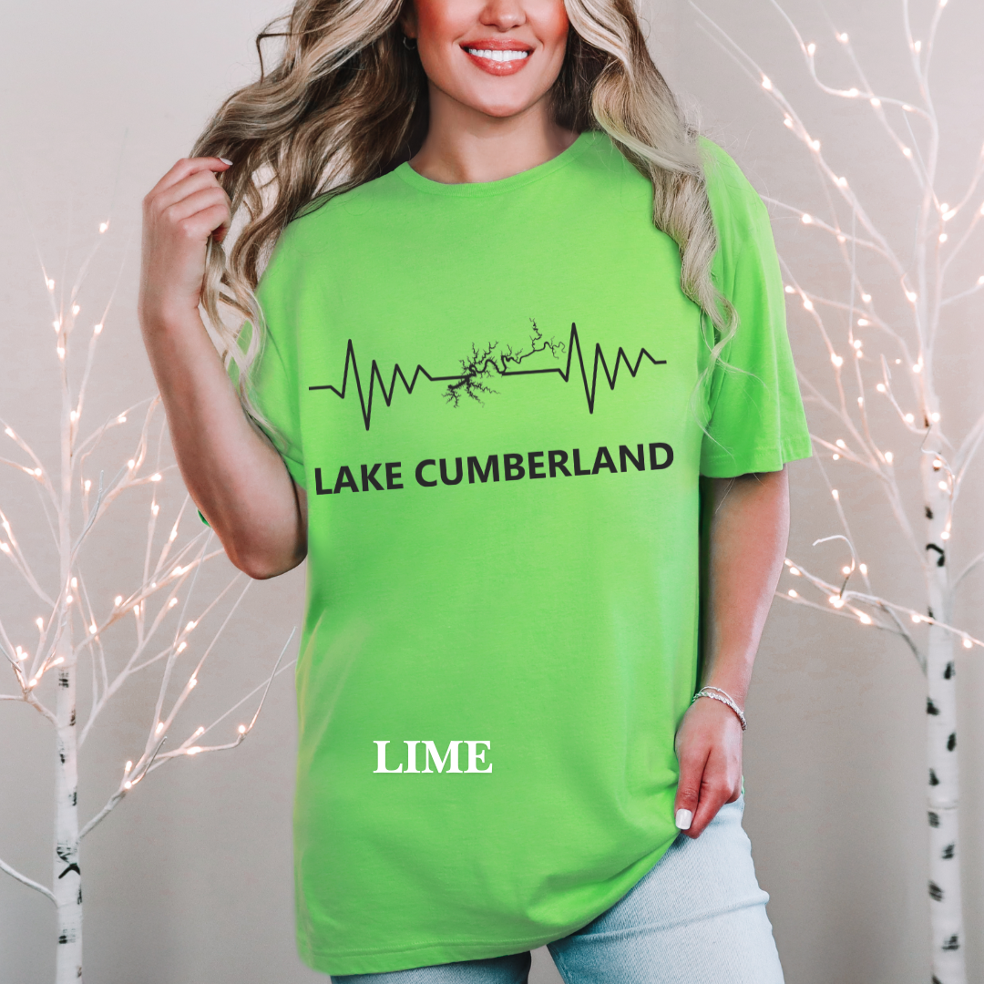 "Lake Cumberland Map" Tee