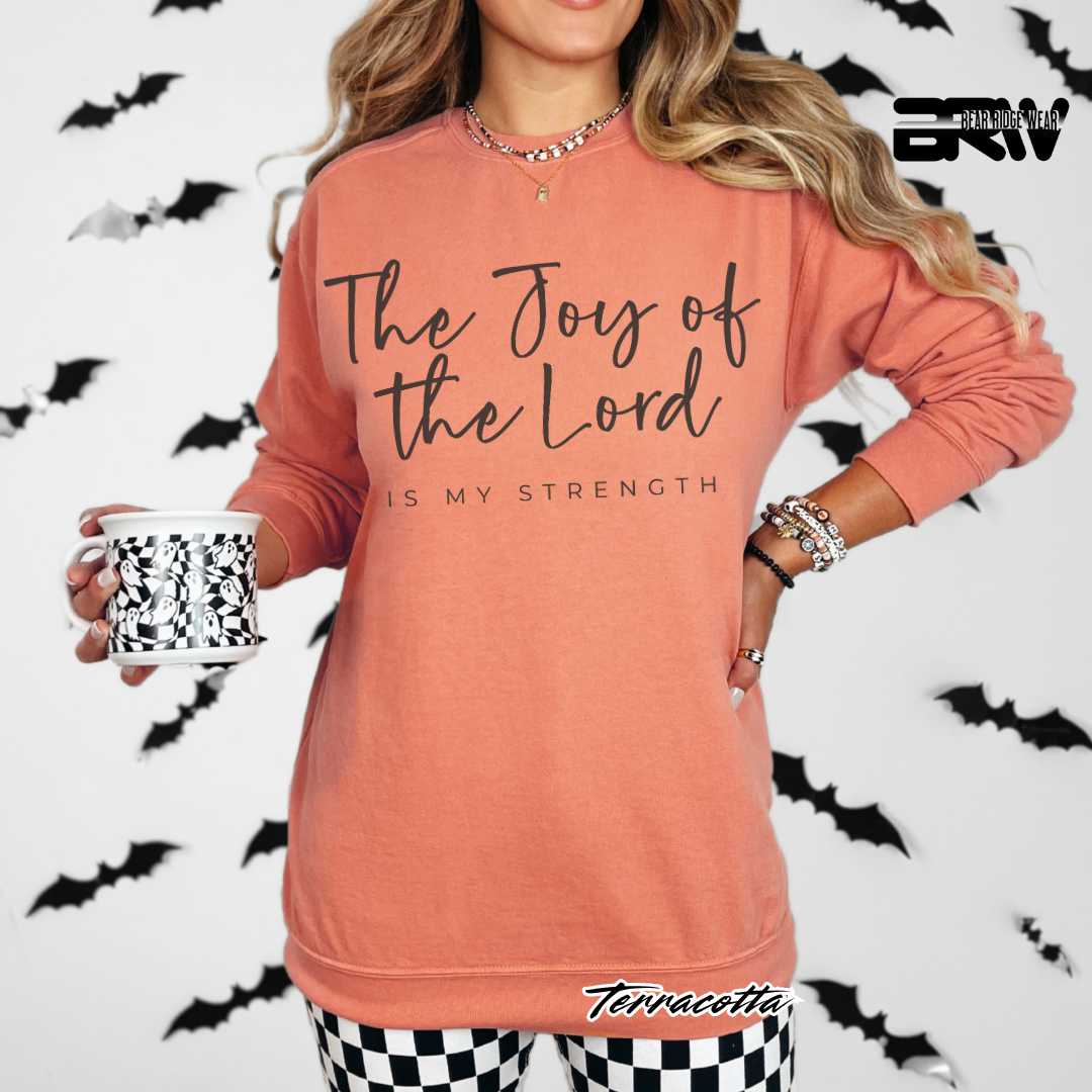 'The Joy Of The Lord Is My Strength' Faith Long-sleeve Tees