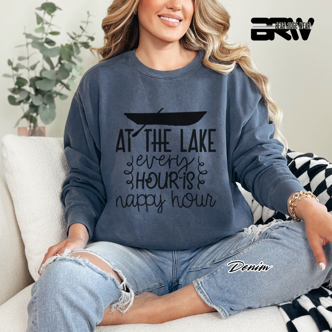 'At The Lake' Crewneck Sweatshirt