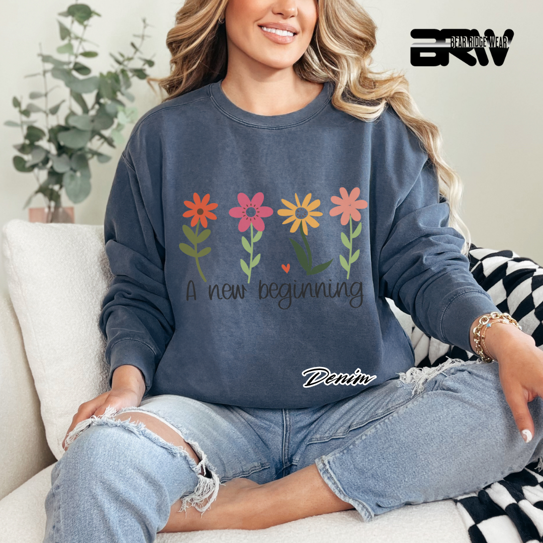 'A new beginning' Crewneck Sweatshirt