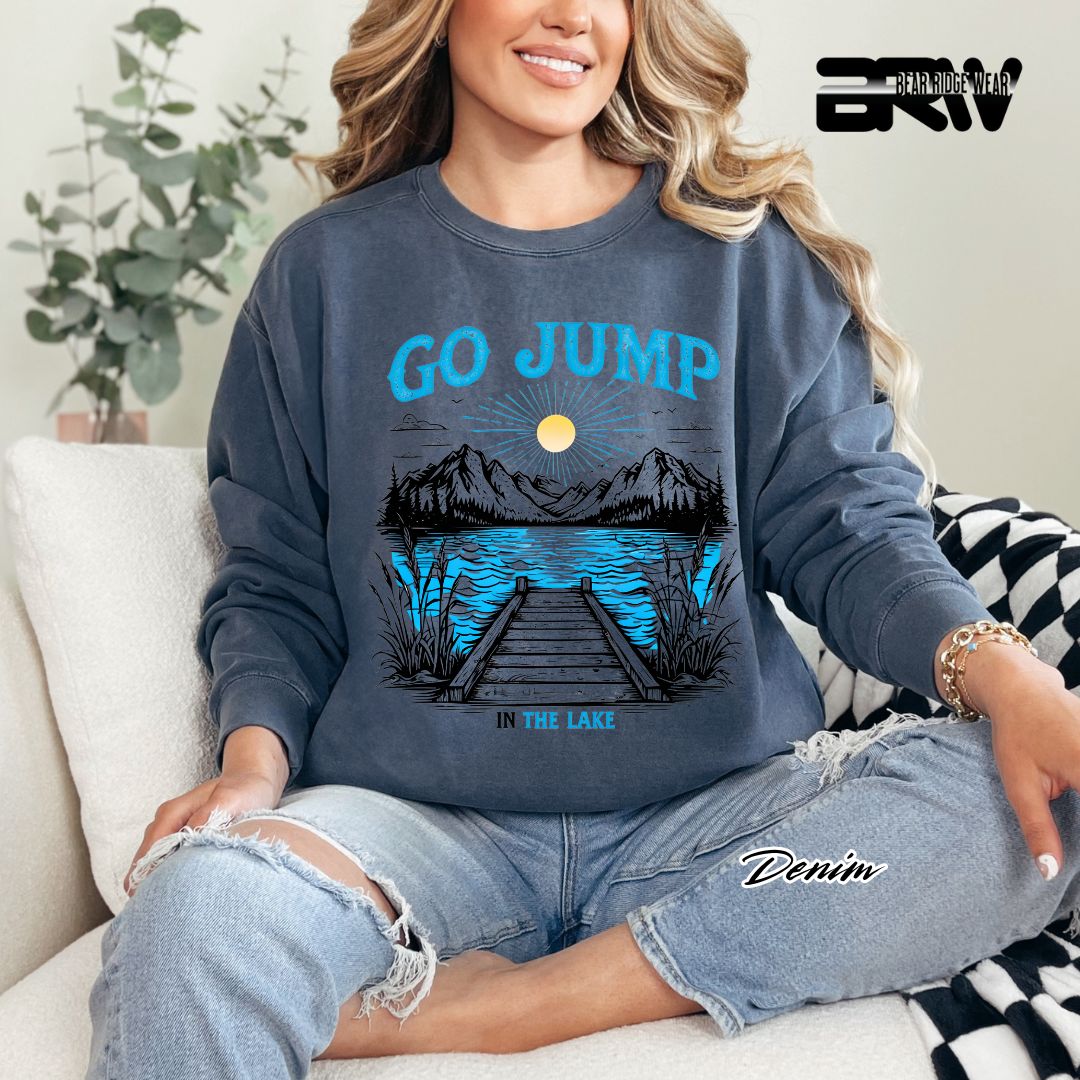'Go Jump In The Lake' Summer Long Sleeve Tee