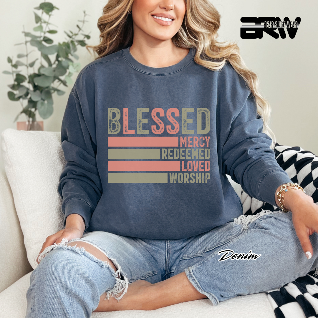 'Blessed' Faith Long-Sleeve Tee