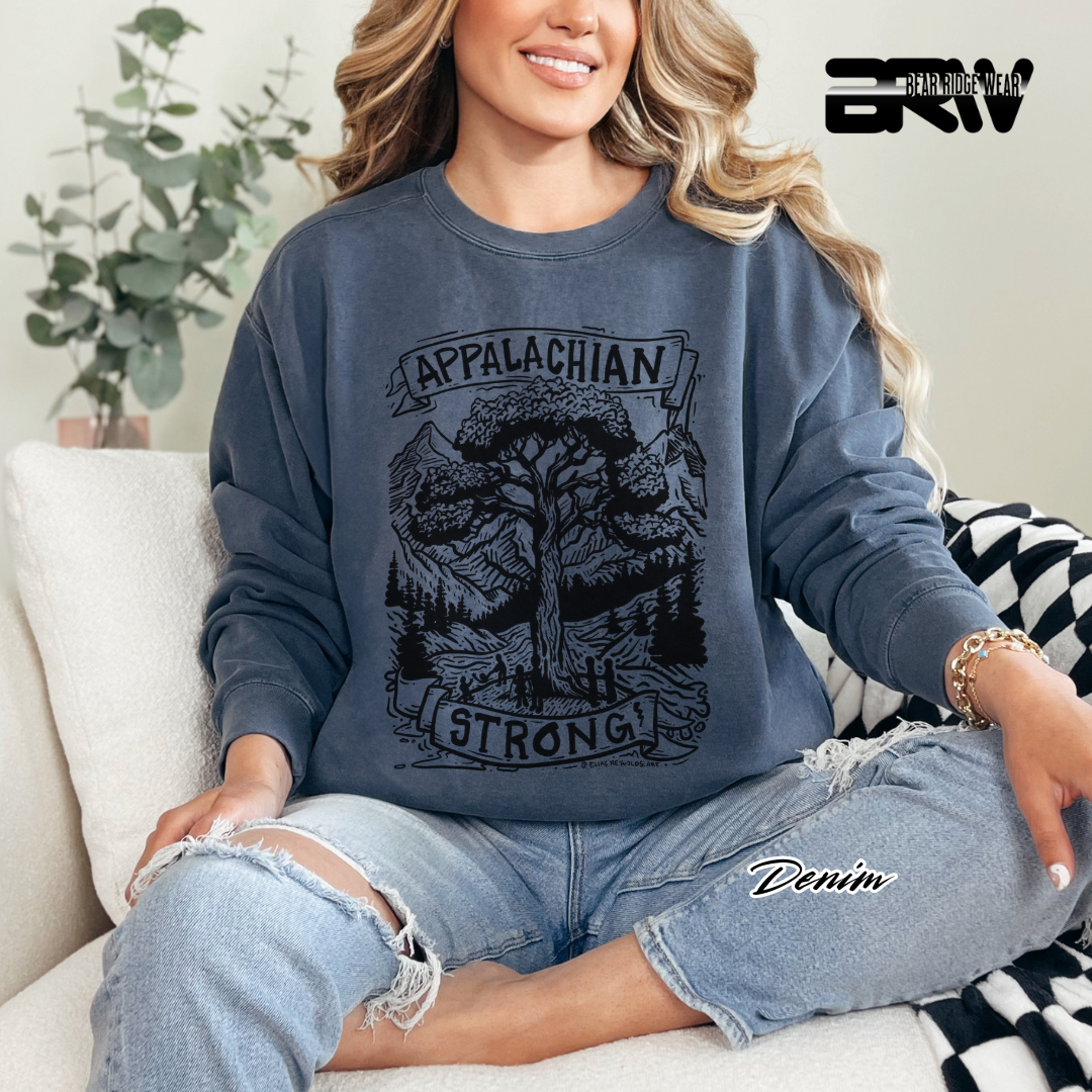 'Appalachian Strong' Crewneck Sweatshirt