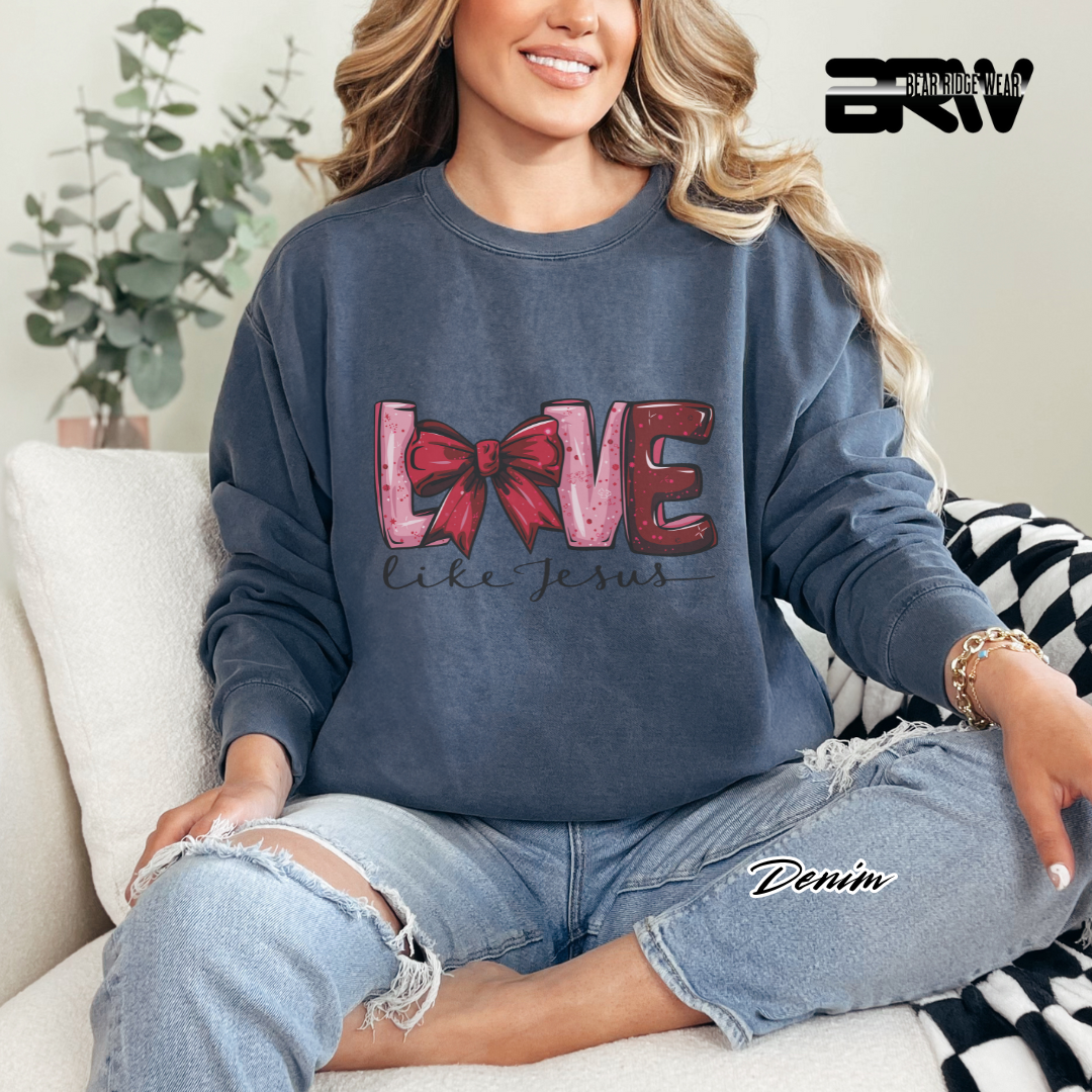 'Love Like Jesus' Crewneck Sweatshirt