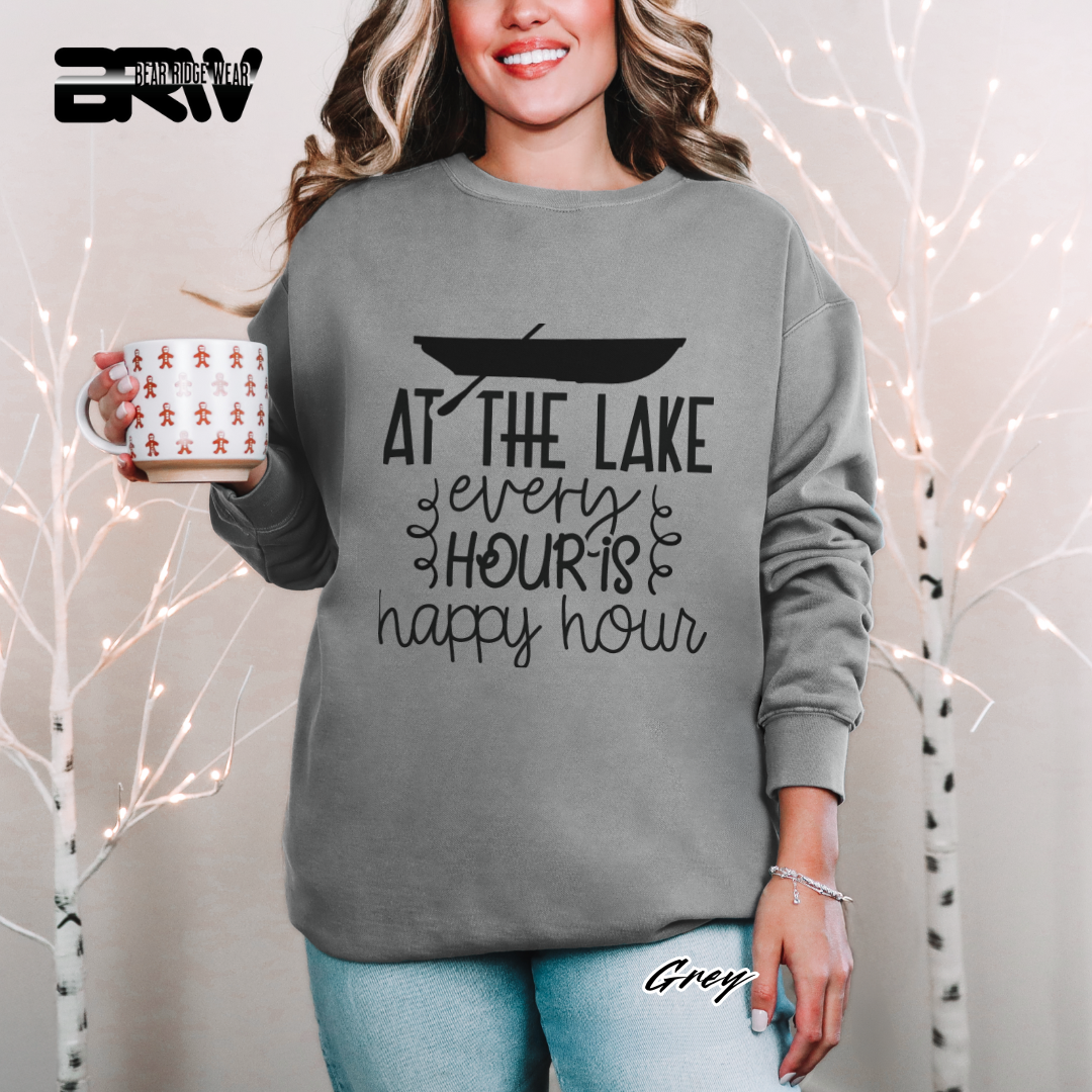 'At The Lake' Crewneck Sweatshirt